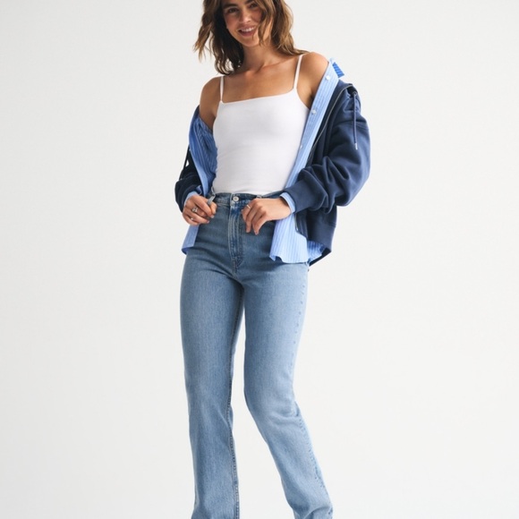 Abercrombie & Fitch - the 90s straight - Ultra High Rise Jeans- 14L - Picture 2 of 6